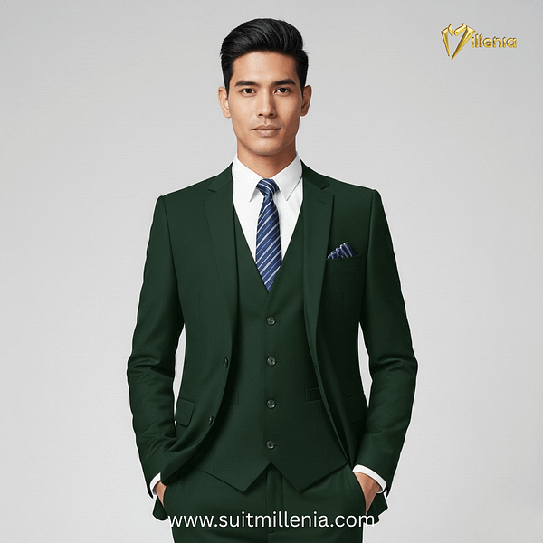 Emerald Green Suit Tailor Fit